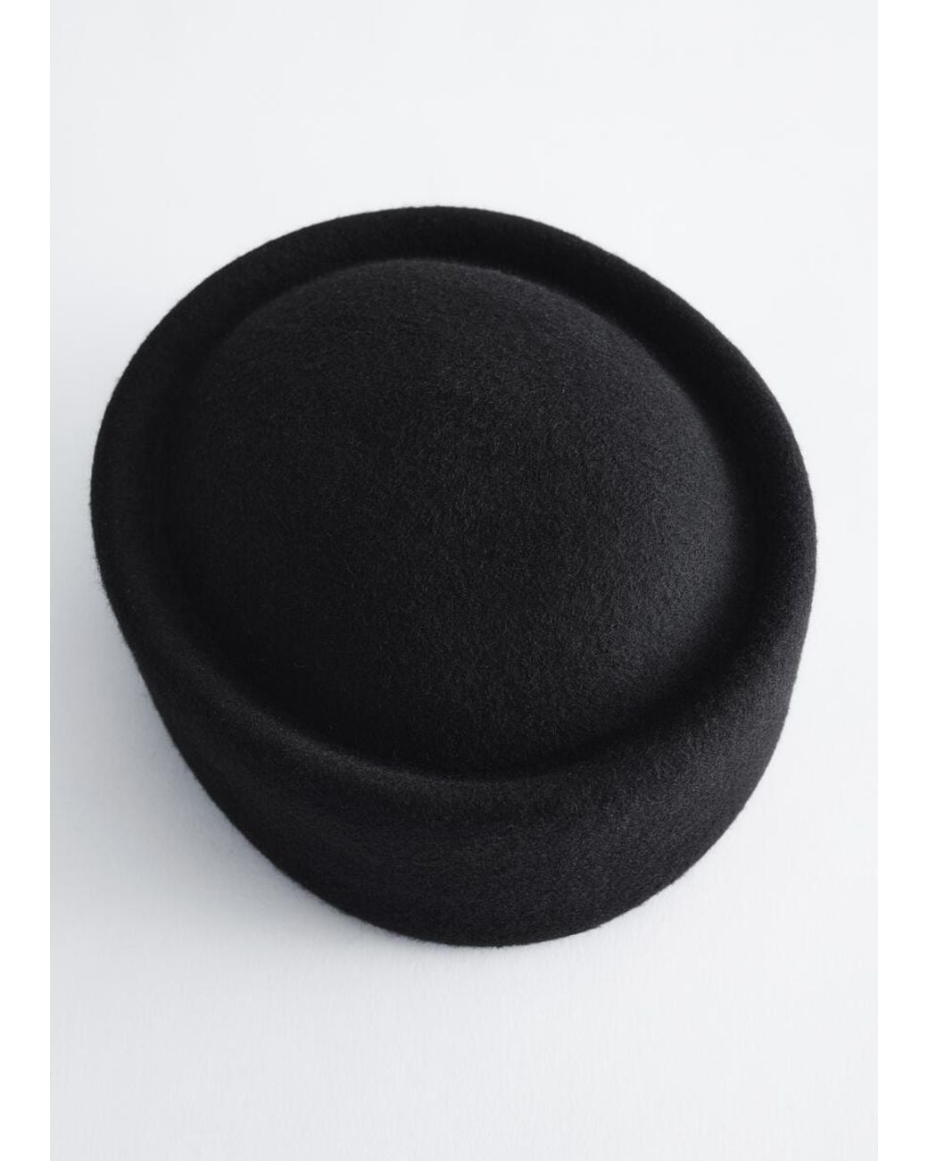 & Other Stories Pink Wide Brim Felt Hat