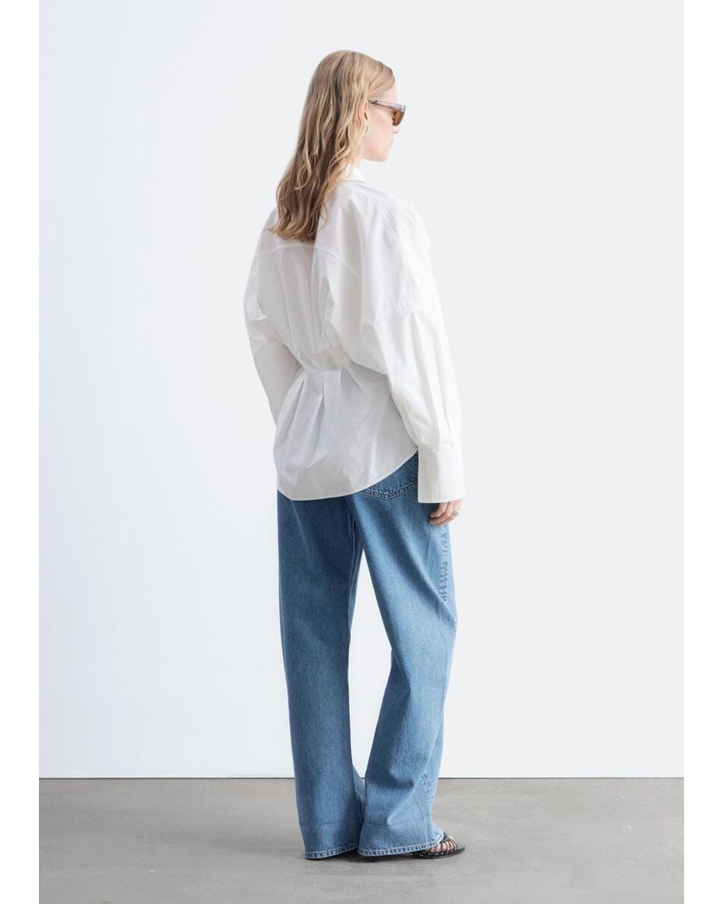 & Other Stories White Fitted-Waist Shirt