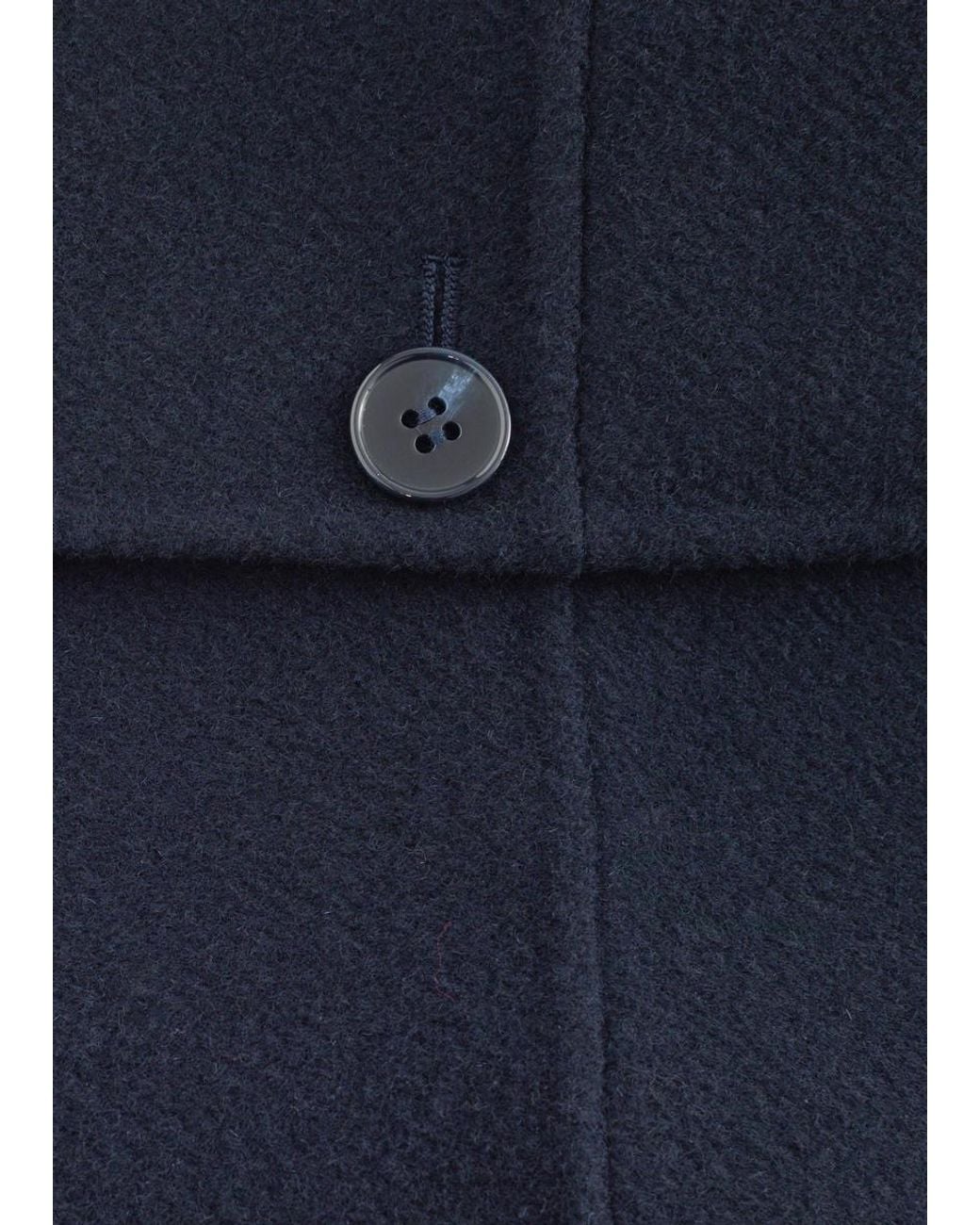 & Other Stories Blue Tapered Wool Jacket