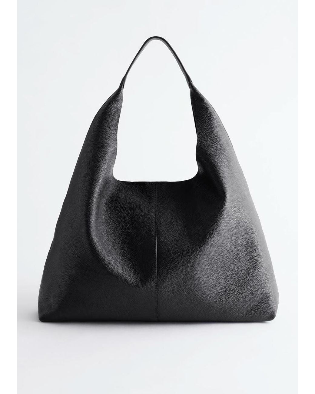 other-stories-large-leather-tote-in-black-lyst-canada