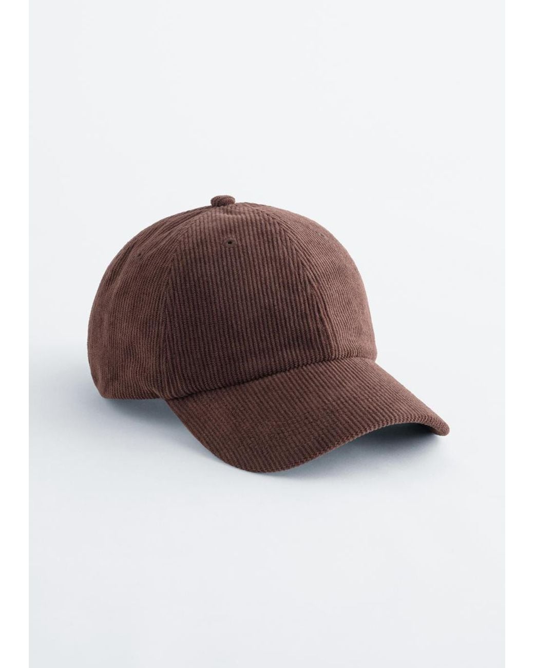 & Other Stories Brown Corduroy Baseball Cap