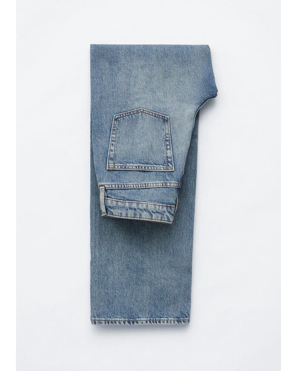 & Other Stories Blue Straight-Leg Jeans