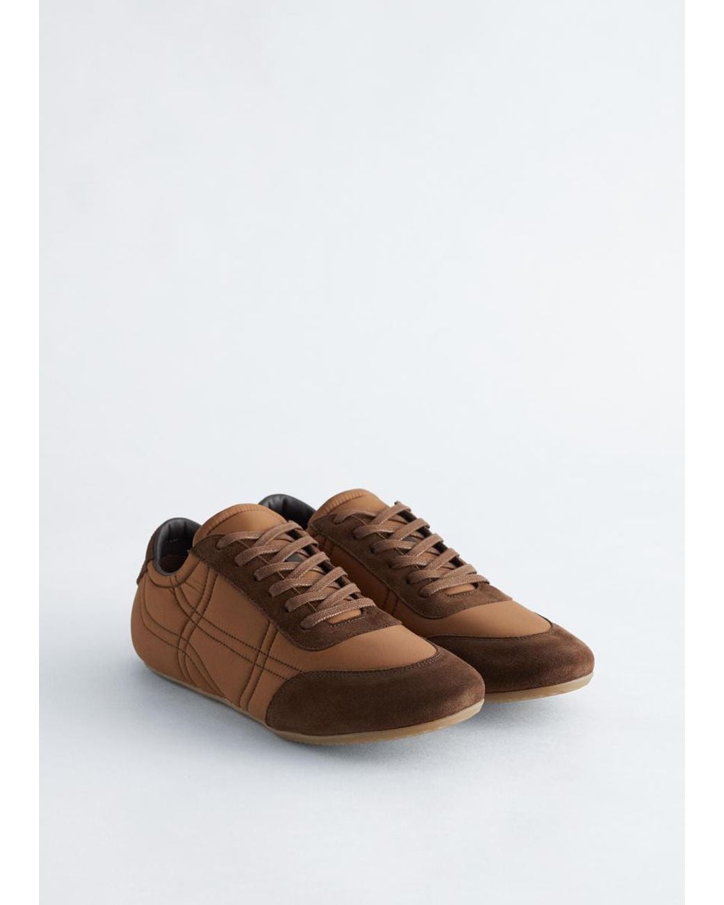 & Other Stories Black Suede Trainers