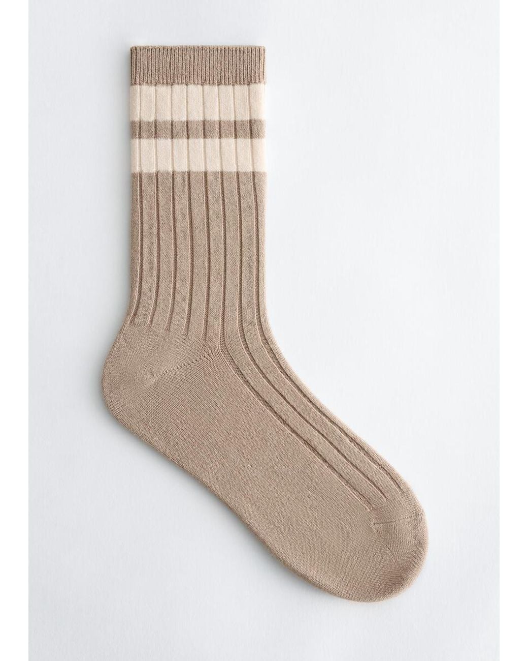 & Other Stories White Striped Socks