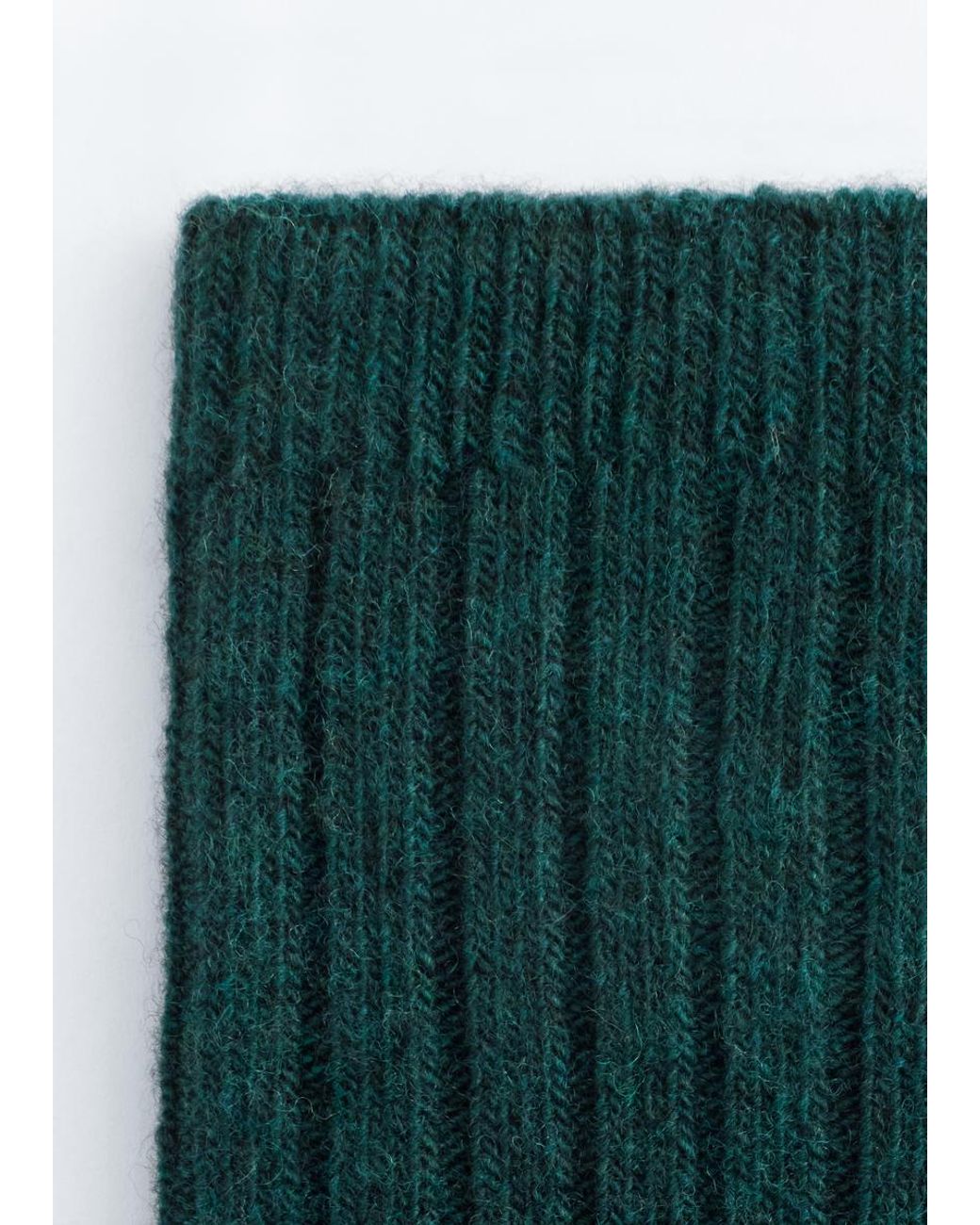 & Other Stories Green Soft Wool Socks