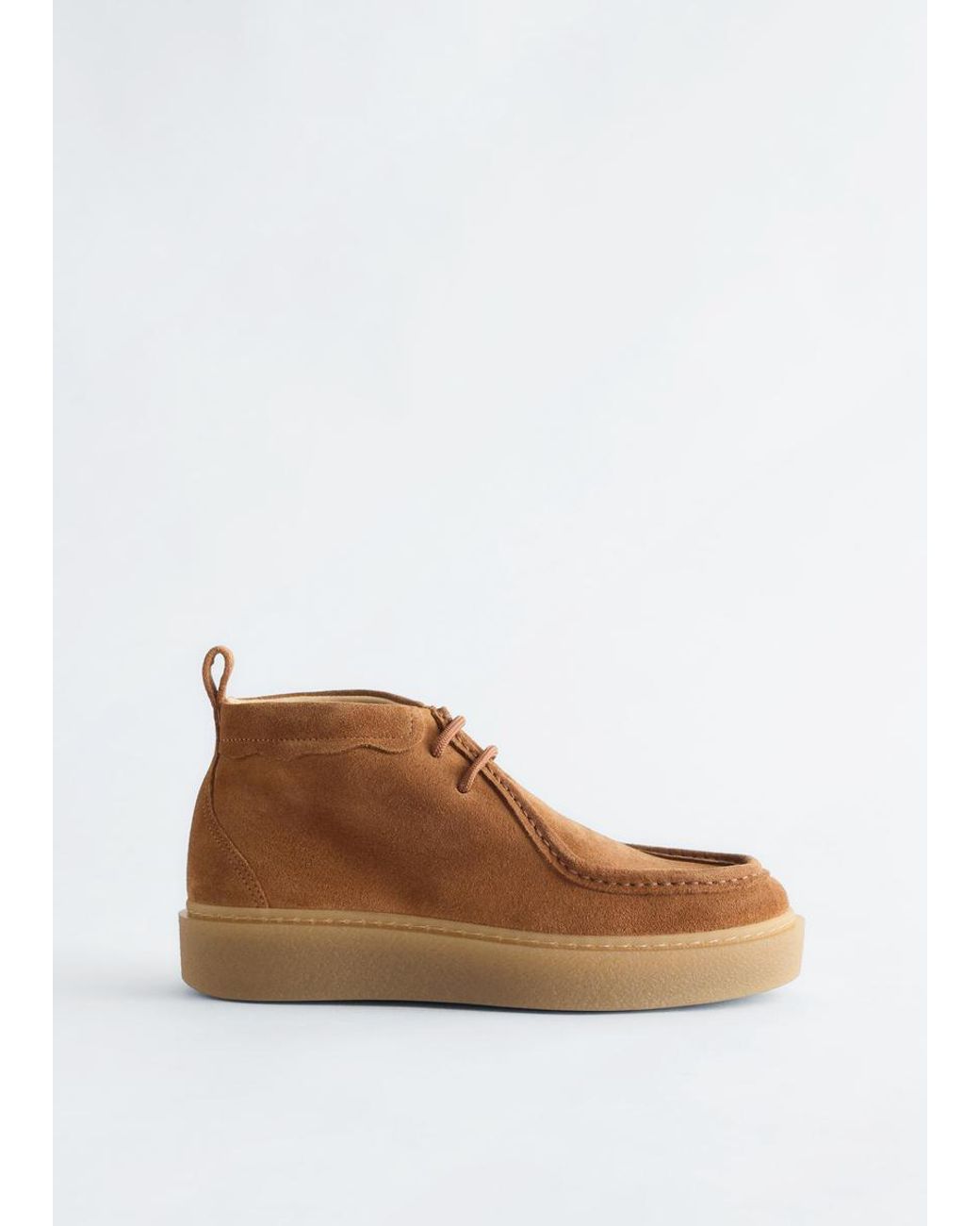& Other Stories Black Platform Desert Boots