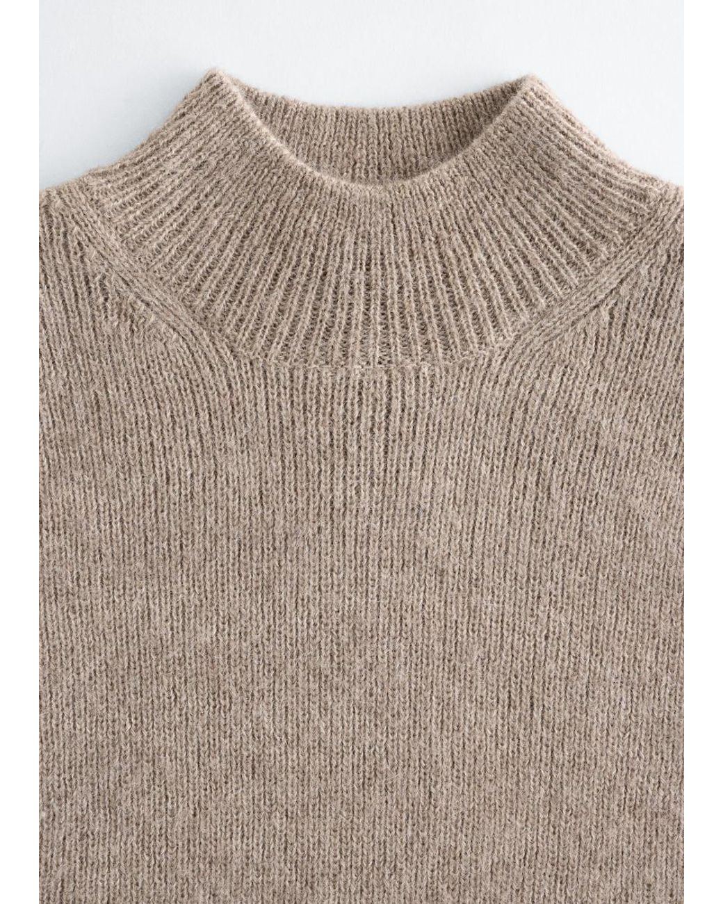 & Other Stories White Wool Bib Collar