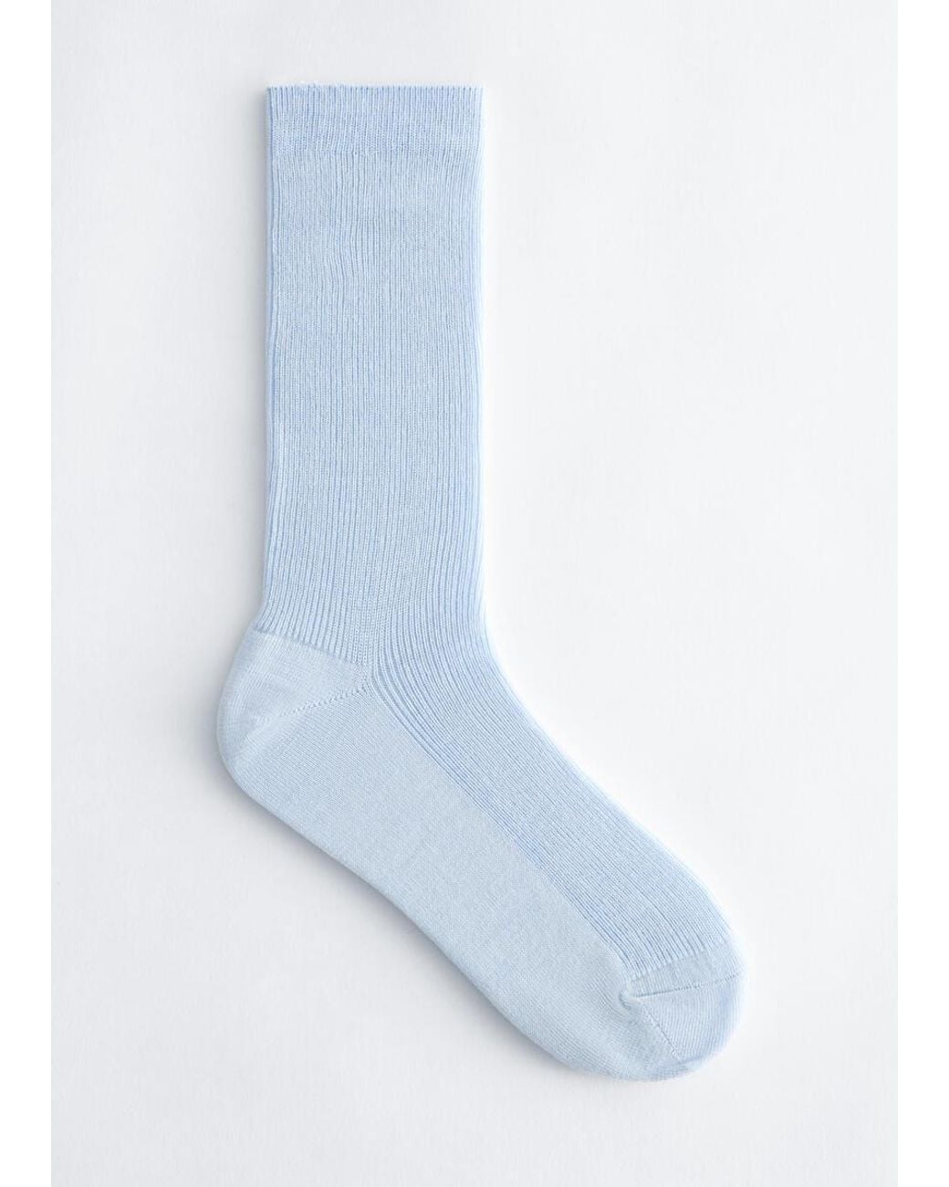 & Other Stories Blue Wool-Blend Socks