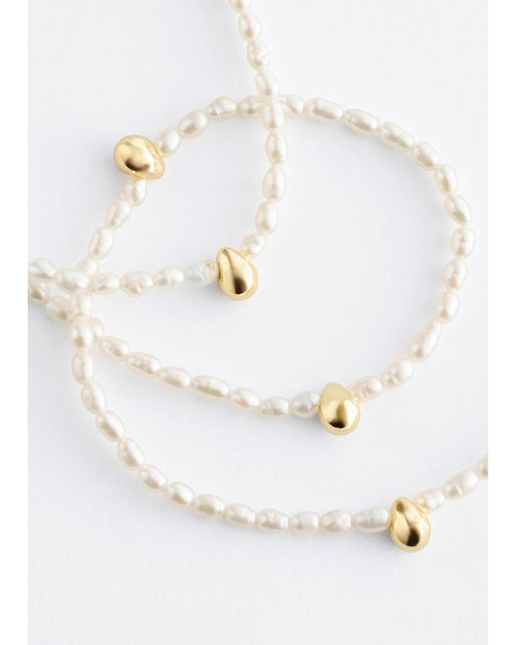 & Other Stories White Freshwater Pearl Necklace
