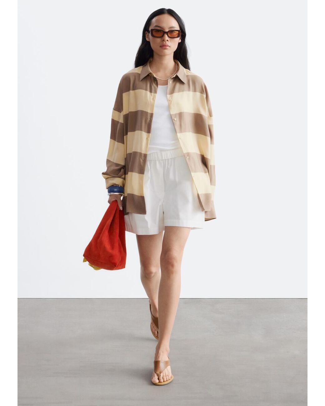 & Other Stories Natural Oversized Shirt