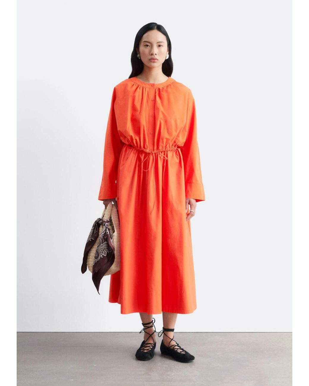 & Other Stories Gathered Cotton Blouse