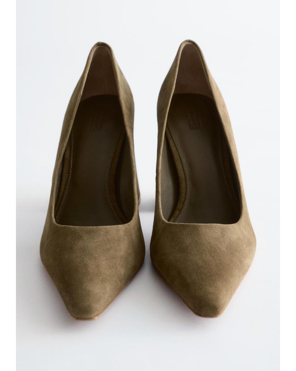 & Other Stories White Block-Heel Pumps