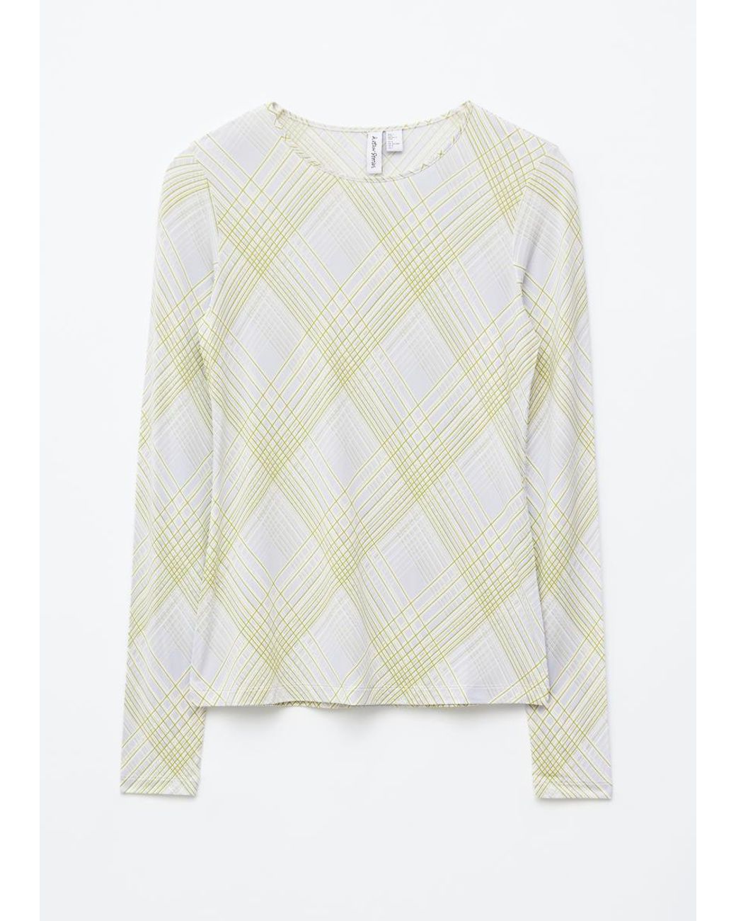 & Other Stories White Long-Sleeve Jersey Top