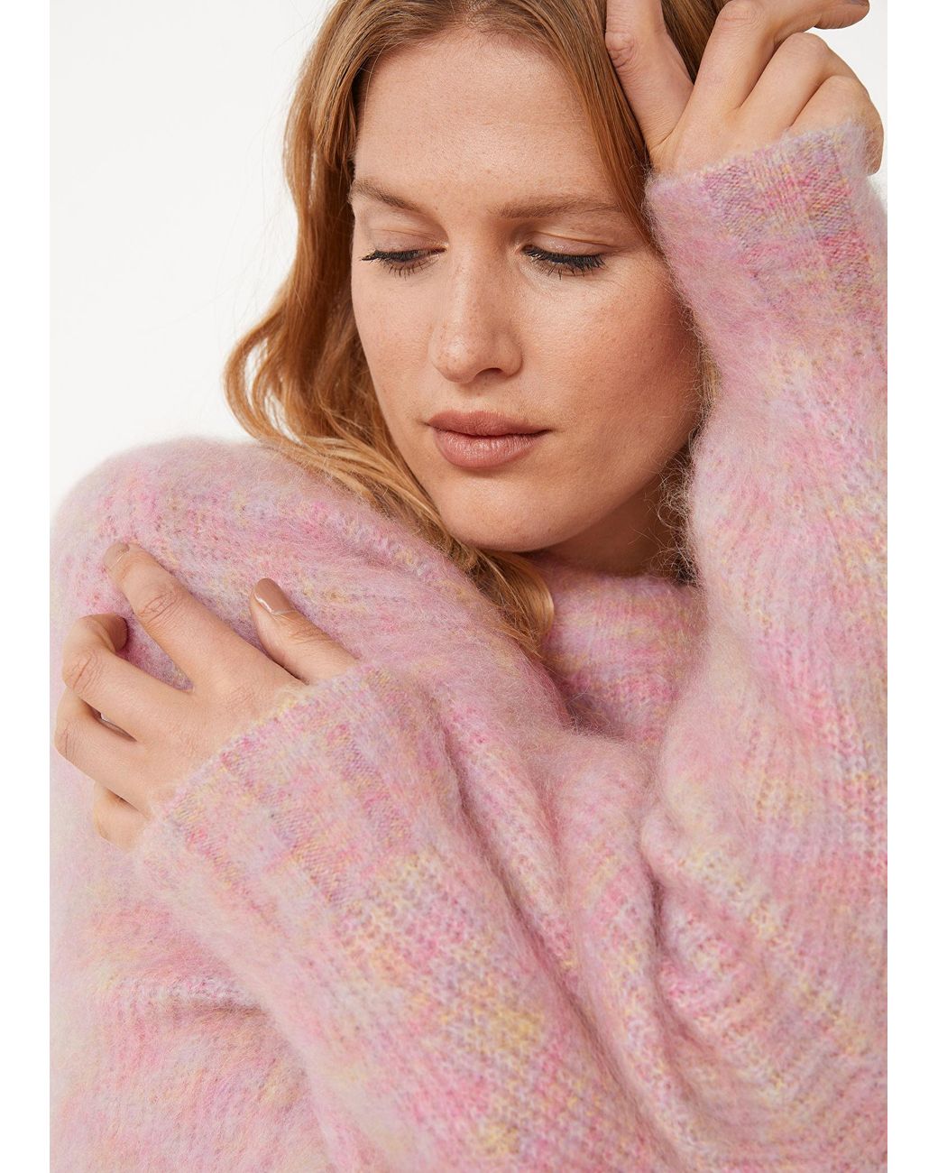 u0026 Other Stories Fuzzy Mohair Jumper in Pink | Lyst UK