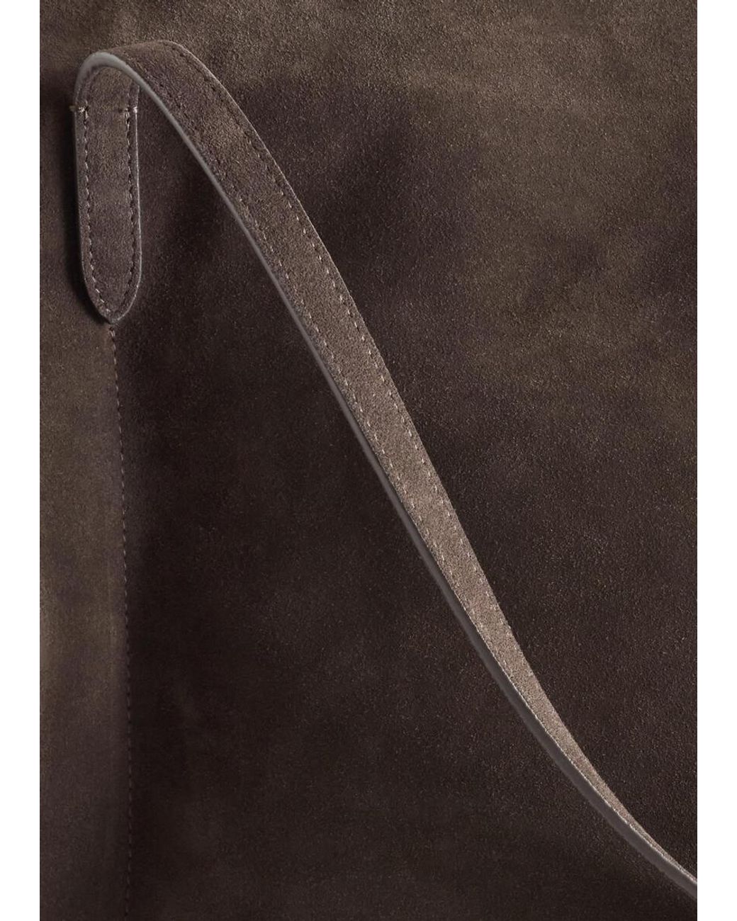 & Other Stories Natural Split Suede Tote