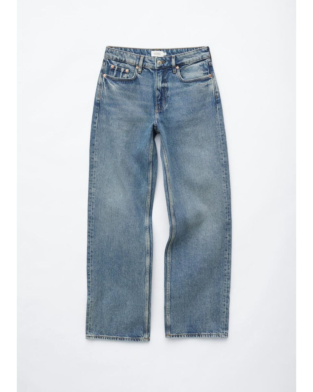 & Other Stories Blue Straight-Leg Jeans
