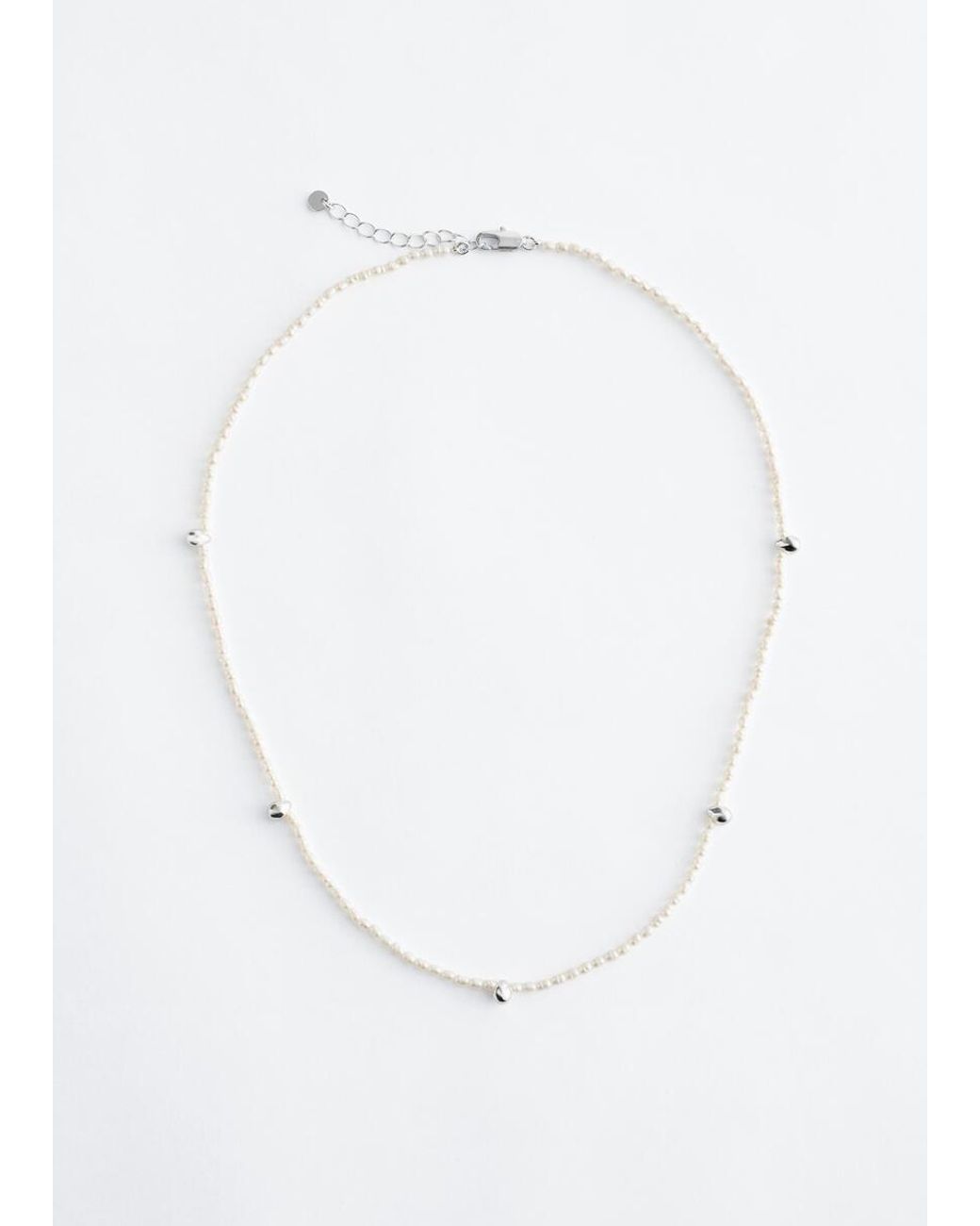 & Other Stories Blue Freshwater Pearl Necklace