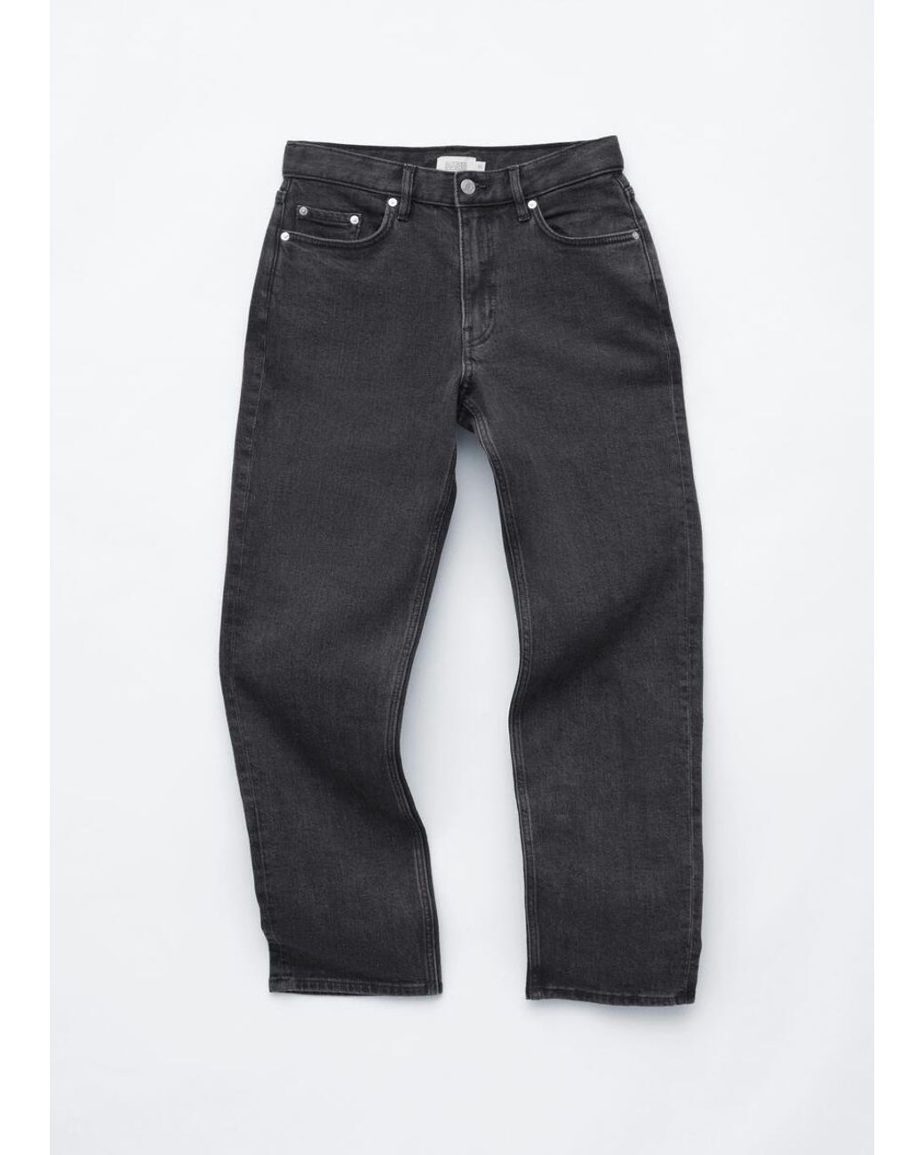 & Other Stories White Cropped Slim-Leg Jeans