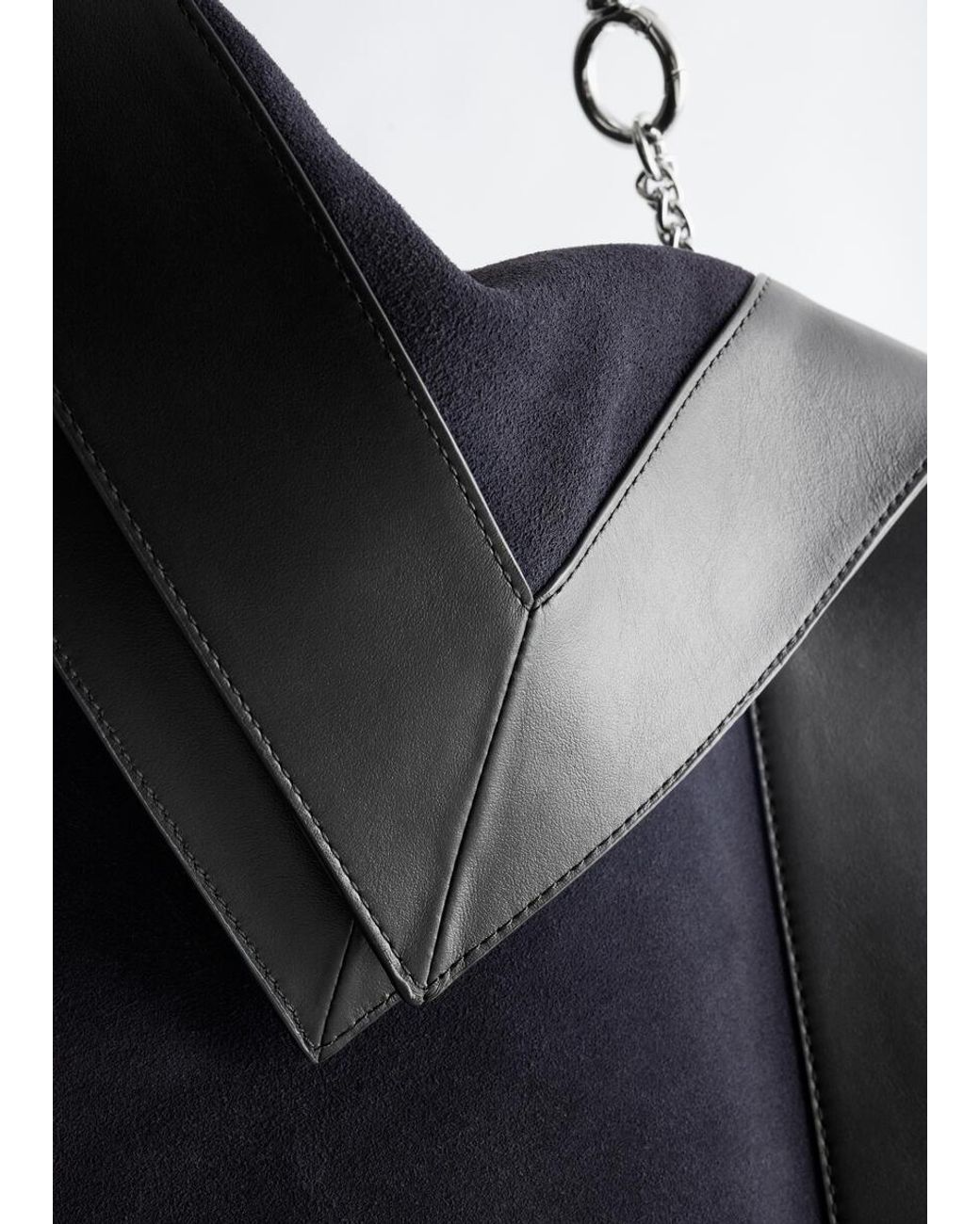 & Other Stories Blue Oversized Tote Bag