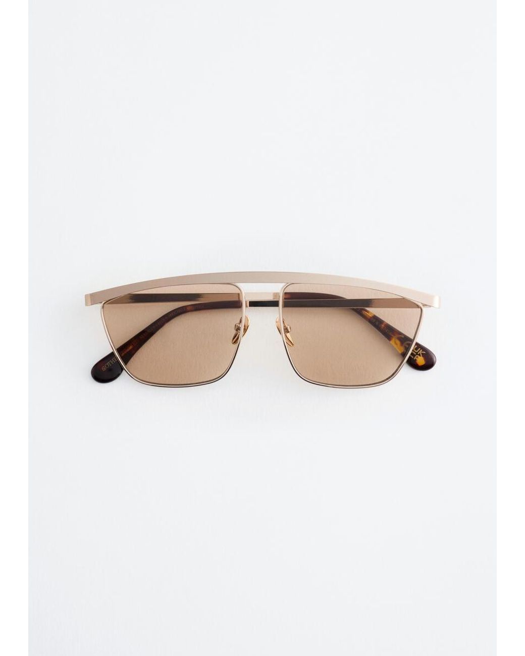 & Other Stories White Square-Frame Sunglasses