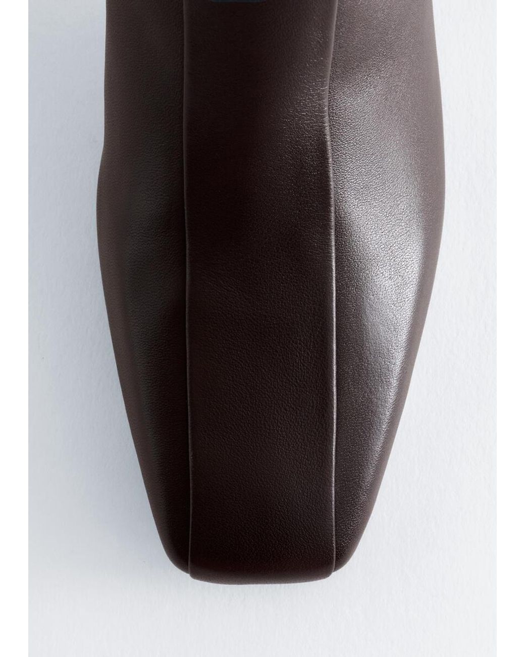 & Other Stories Brown Knee-High Leather Boots
