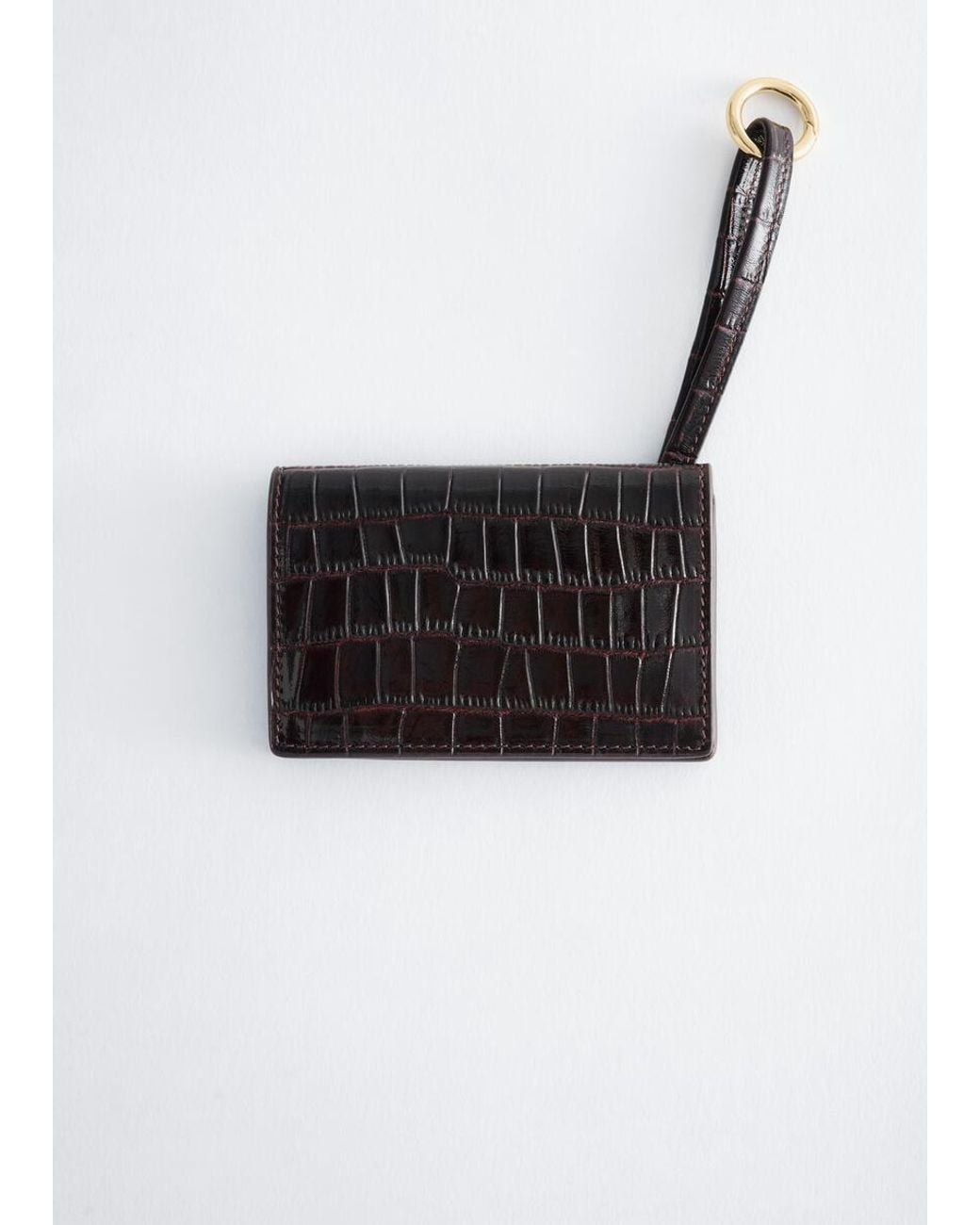 & Other Stories Black Leather Wallet