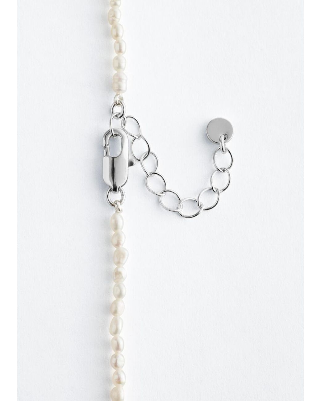 & Other Stories Blue Freshwater Pearl Necklace
