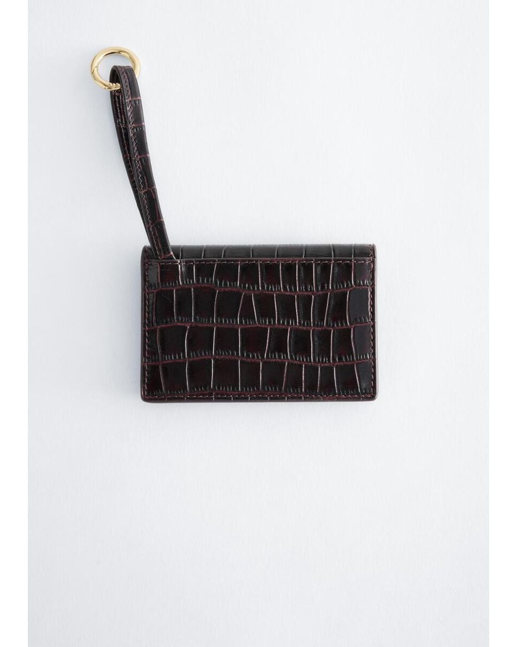 & Other Stories Black Leather Wallet