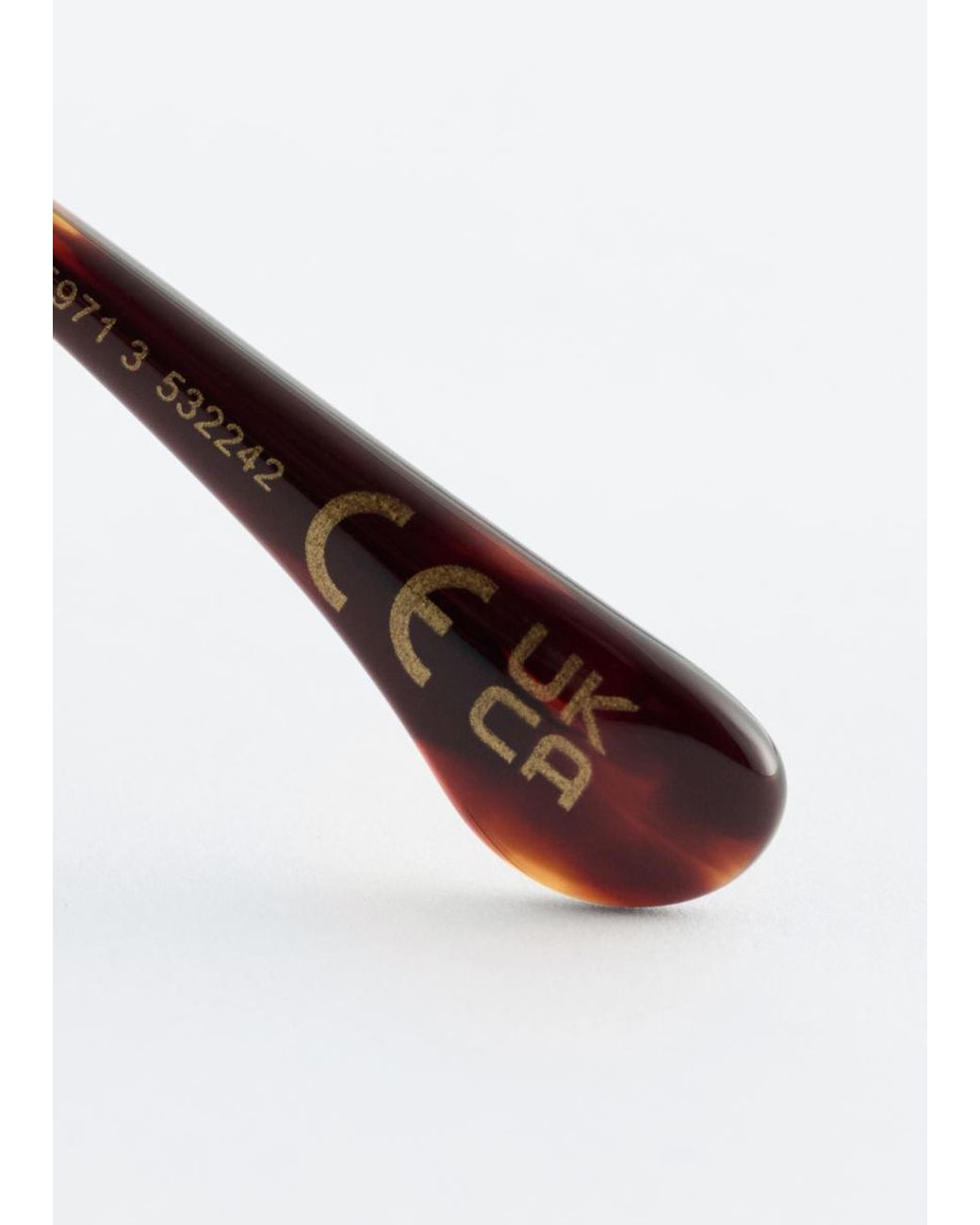 & Other Stories Brown Wire-Frame Oval Sunglasses