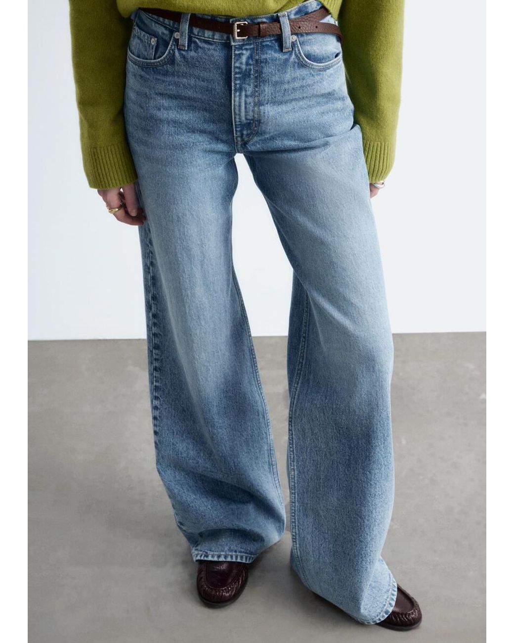 & Other Stories Blue Wide-Leg Jeans