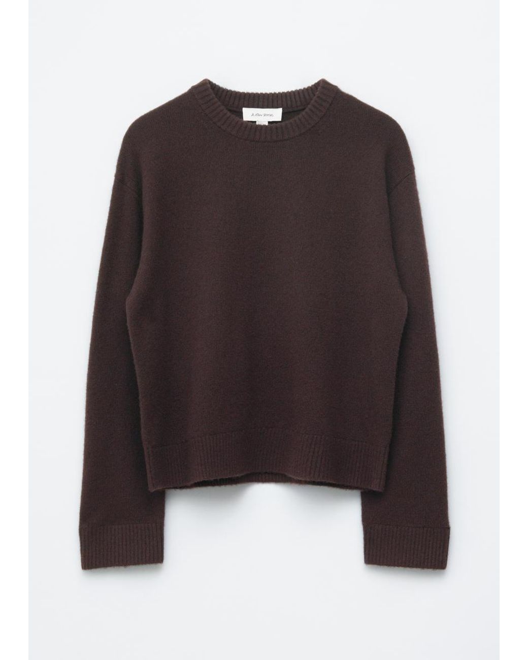 & Other Stories Black Boxy Knit Jumper