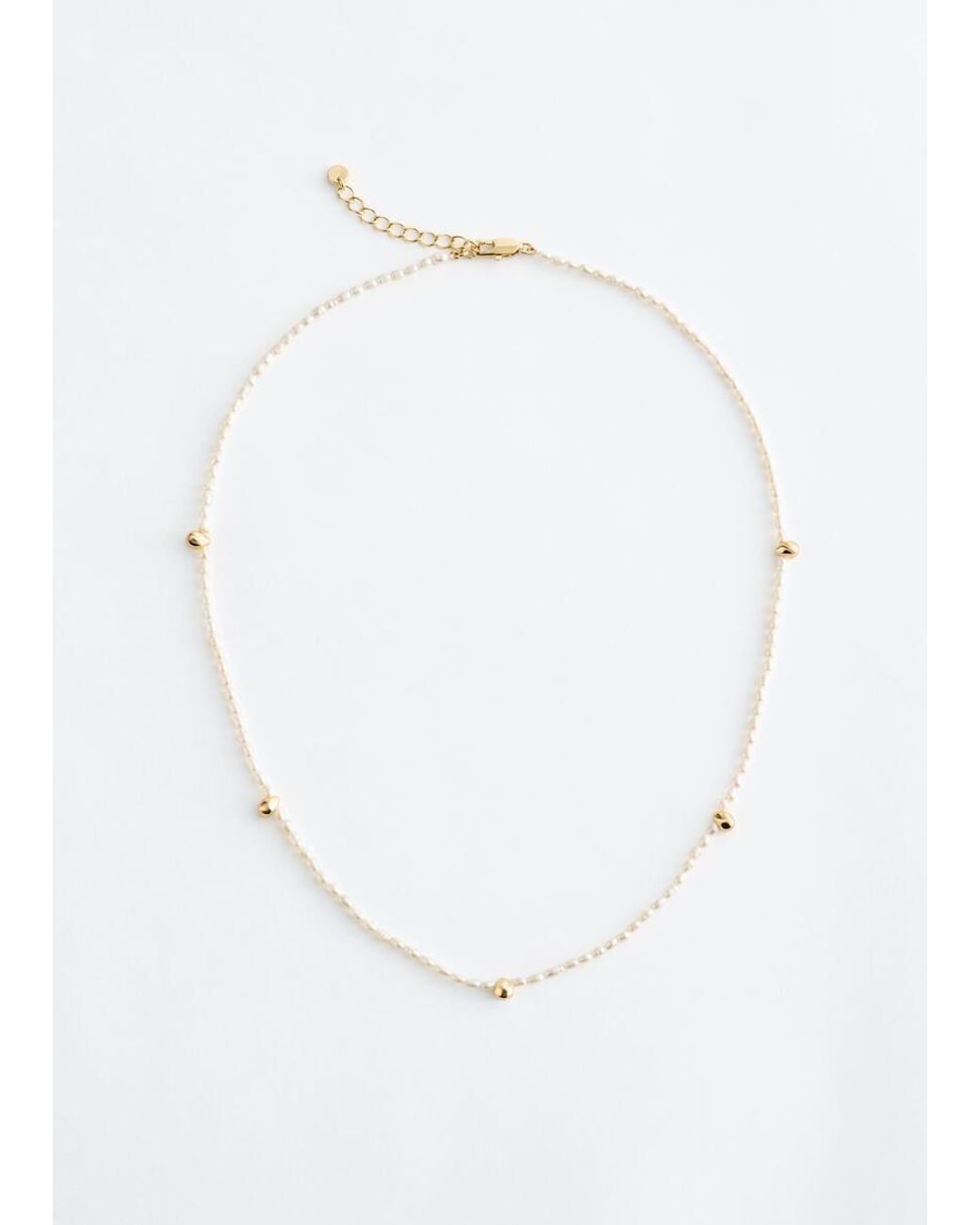 & Other Stories White Freshwater Pearl Necklace