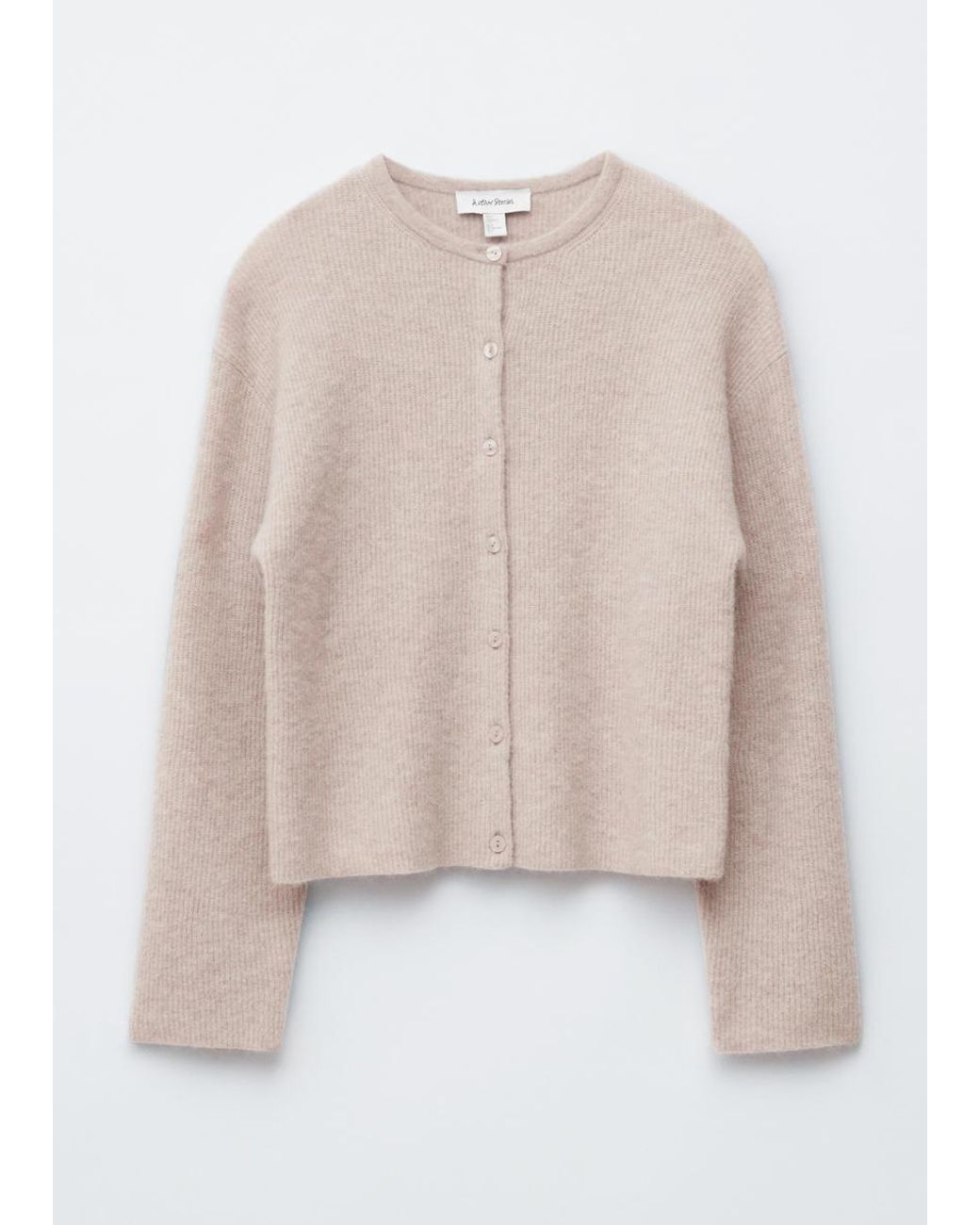 & Other Stories Natural Alpaca-Blend Knitted Cardigan