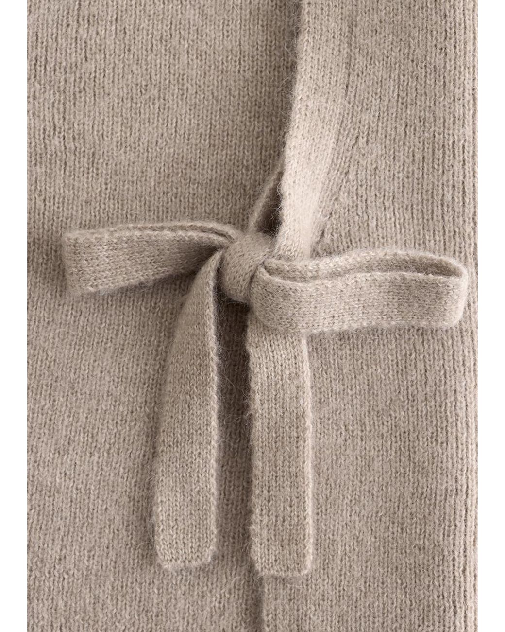 & Other Stories White Wool Bib Collar