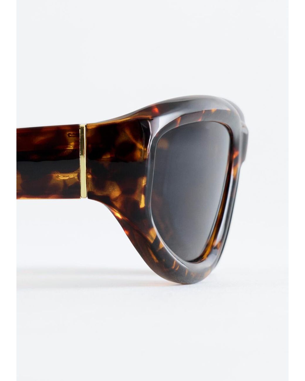 & Other Stories Brown Oval Sunglasses