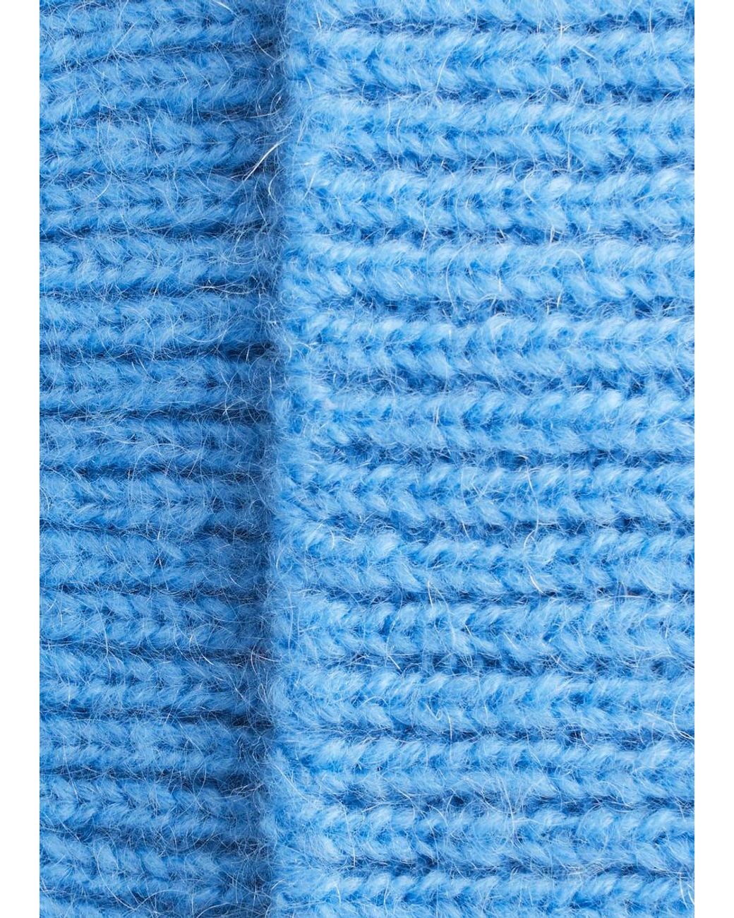 & Other Stories Blue Wool Blend Beanie