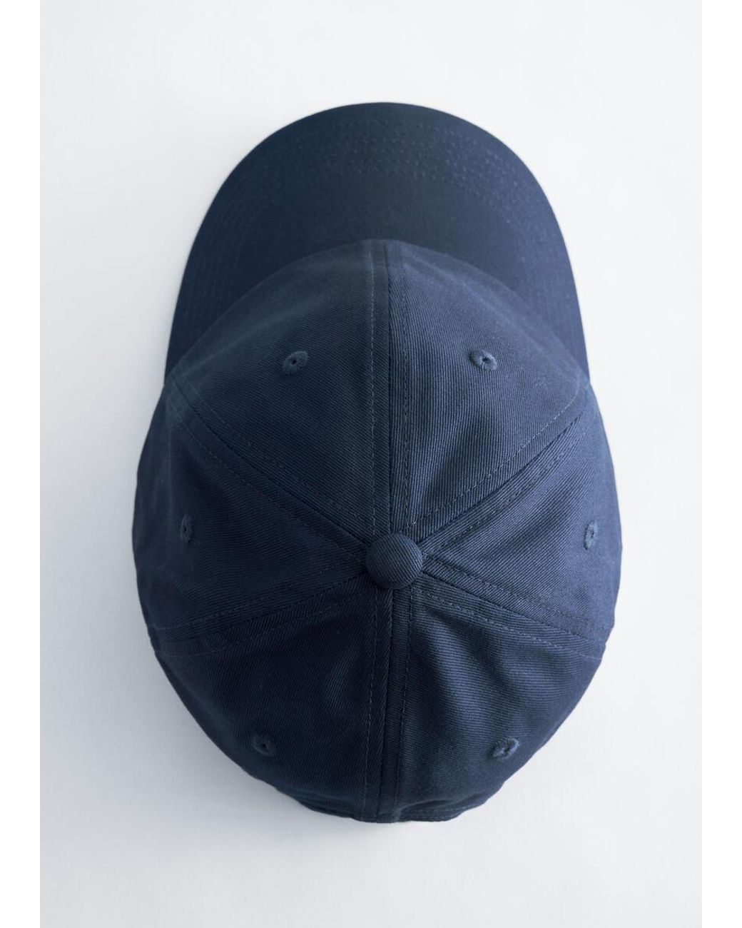 & Other Stories Blue Cotton-Twill Baseball Cap