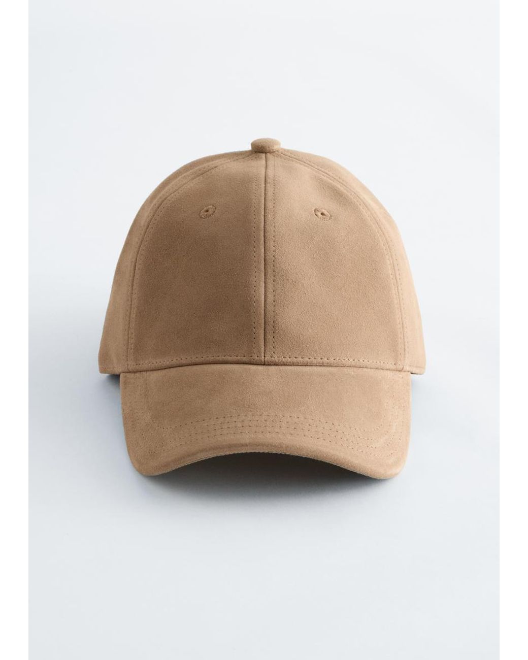 & Other Stories Natural Suede Baseball Cap