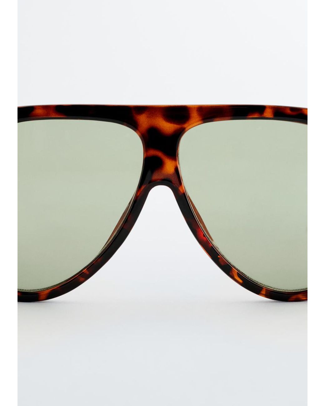 & Other Stories Black Oversized Aviator Sunglasses