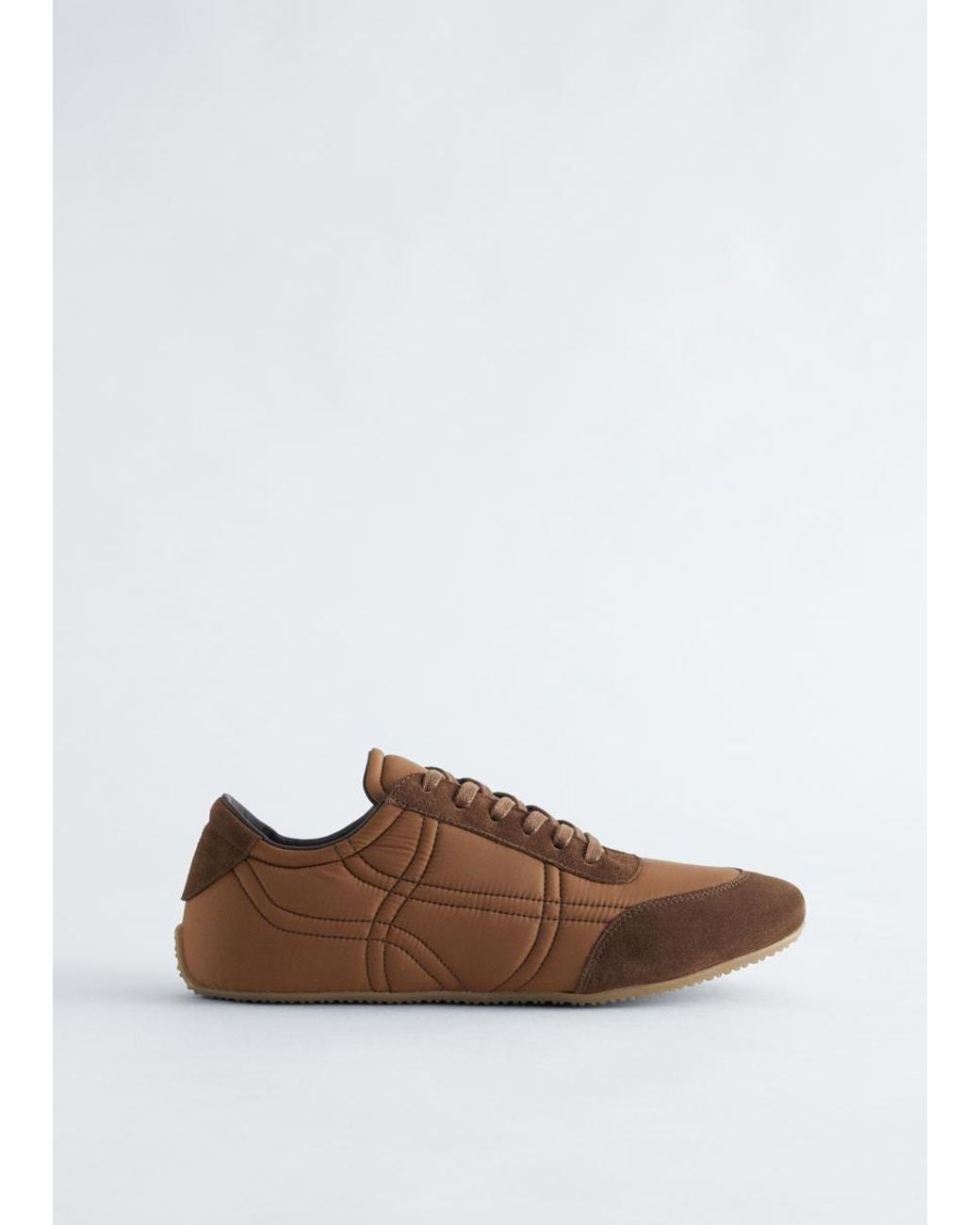 & Other Stories Black Suede Trainers