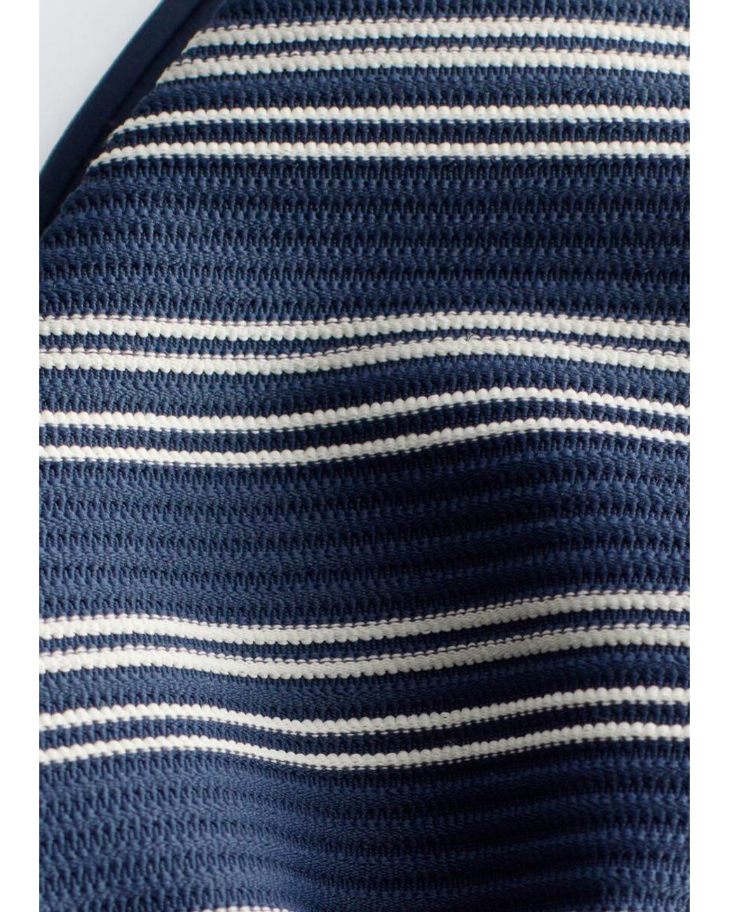 & Other Stories Blue Gathered Triangle Bikini Top