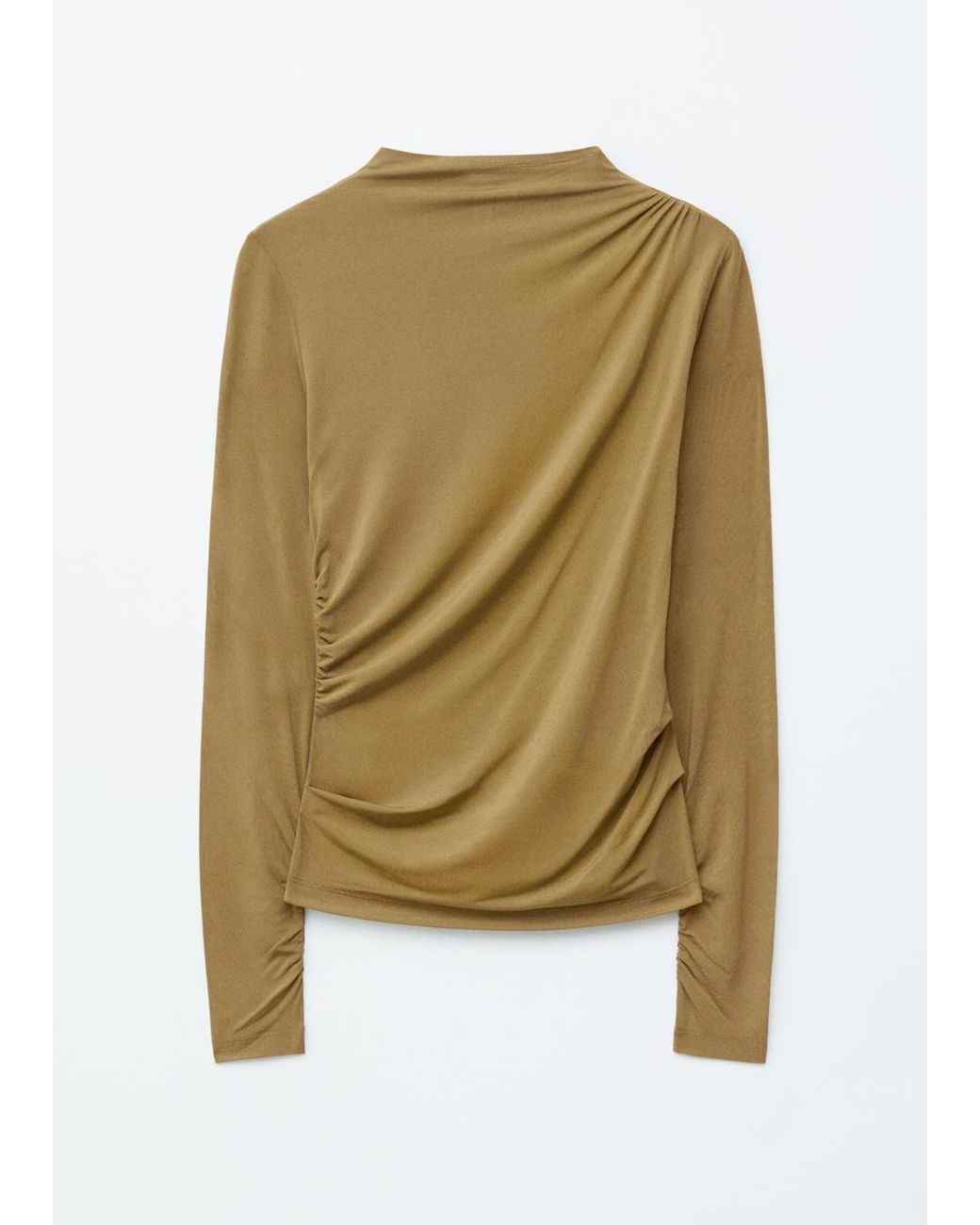 & Other Stories Blue Draped Top