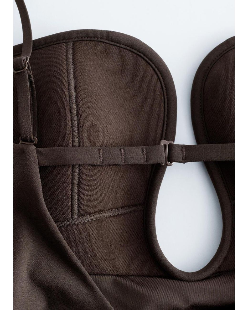 & Other Stories Brown U-Wire Swimsuit