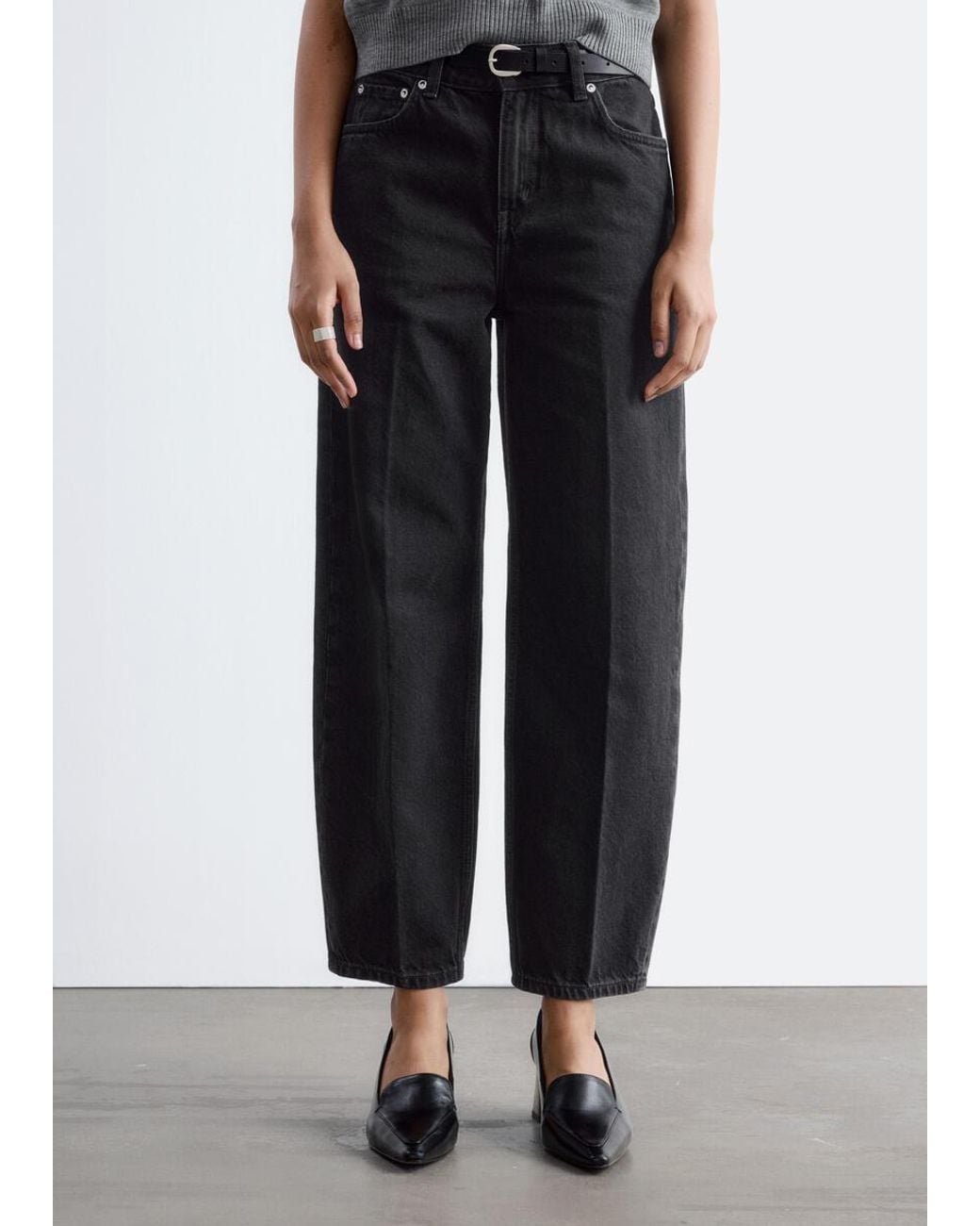 & Other Stories Blue Tapered Jeans