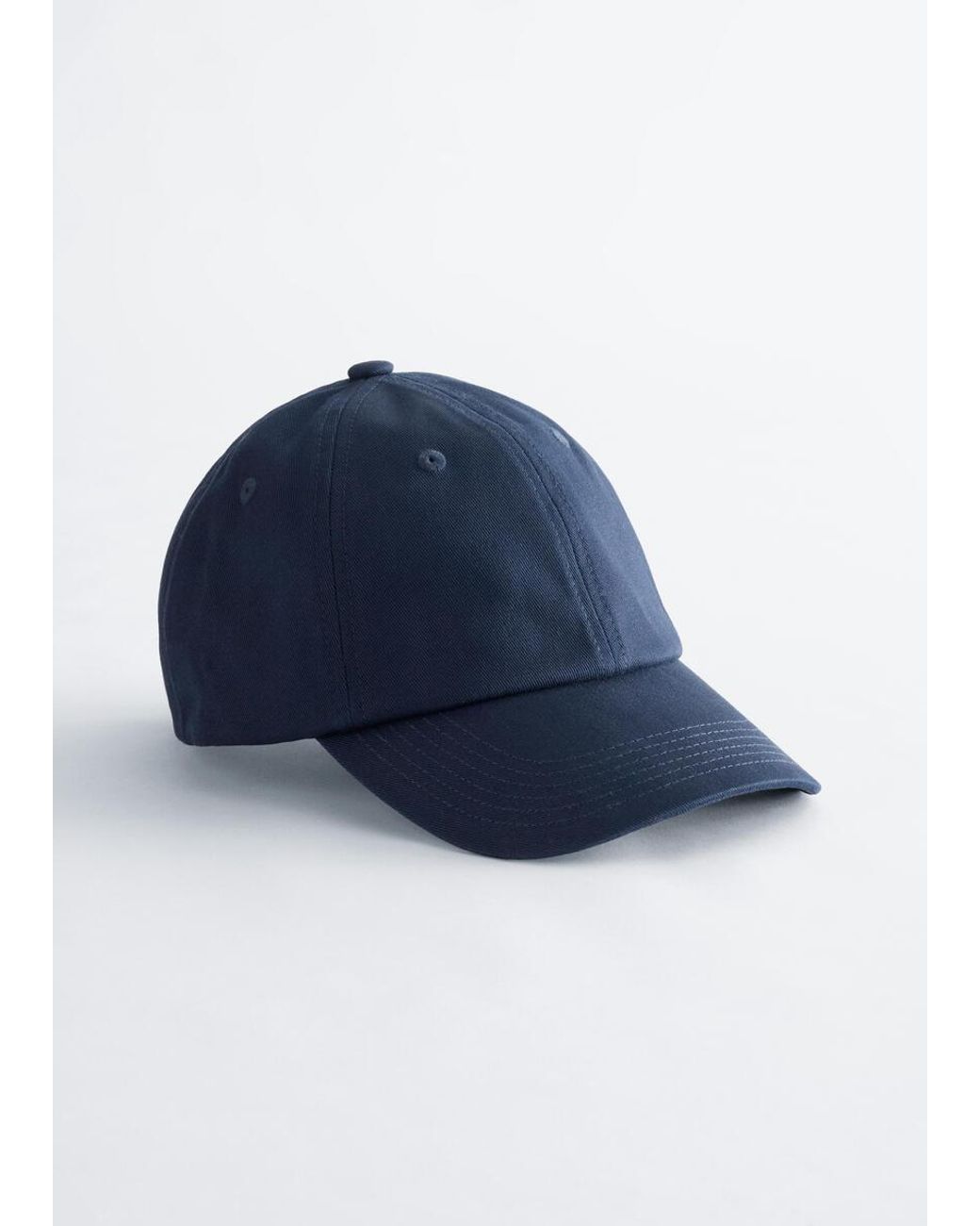 & Other Stories Blue Cotton-Twill Baseball Cap