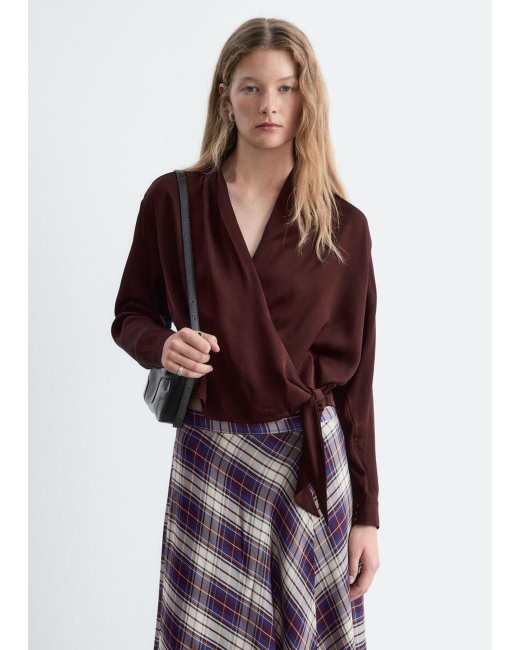 & Other Stories White Wrap Blouse