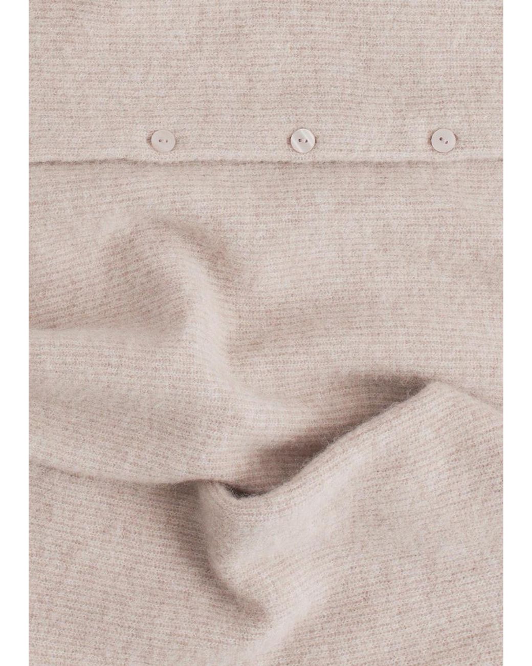 & Other Stories Natural Alpaca-Blend Knitted Cardigan