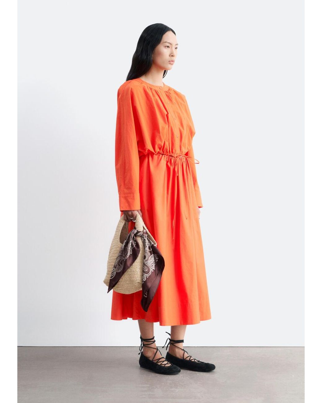 & Other Stories Gathered Cotton Blouse