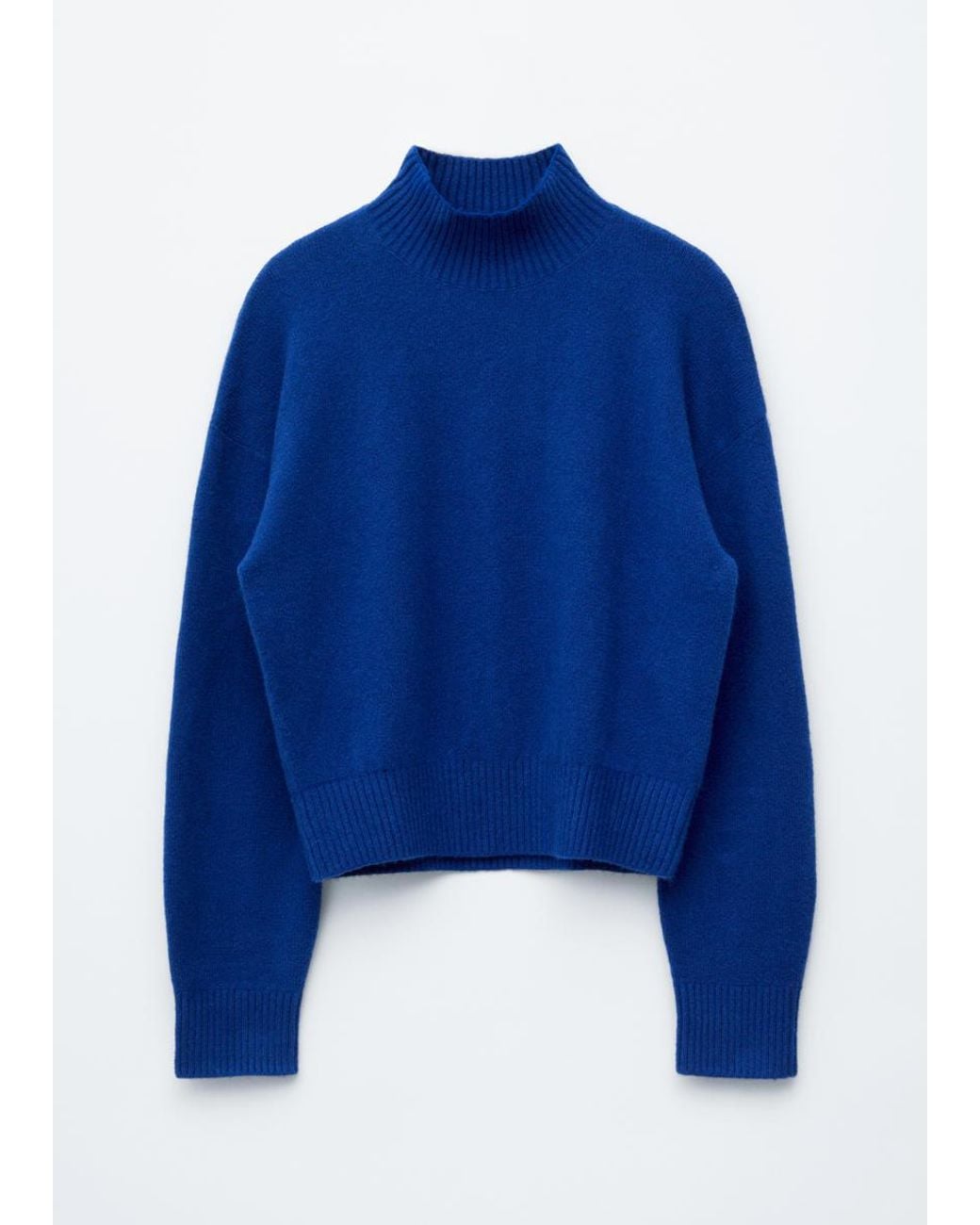 & Other Stories Blue Turtleneck Jumper