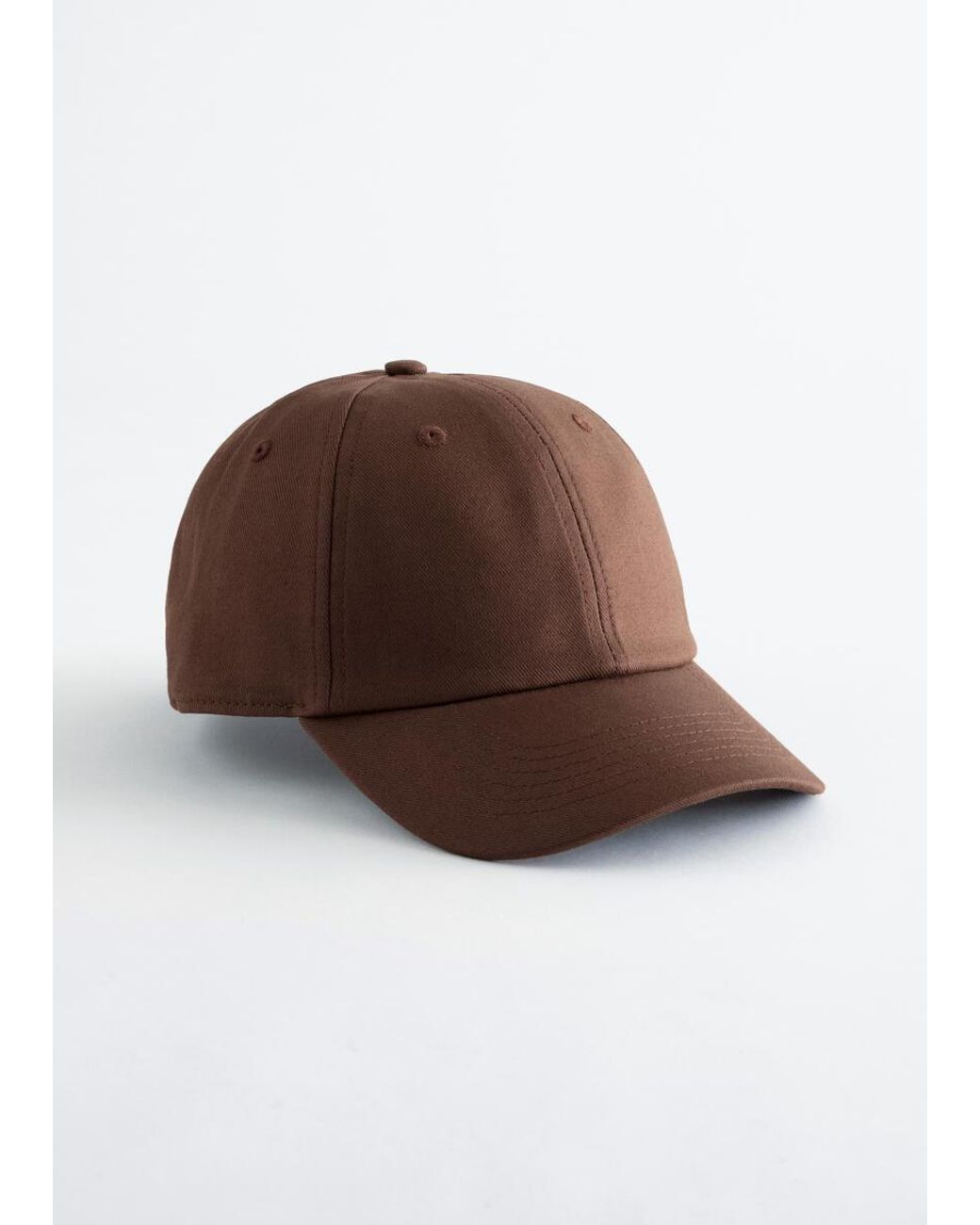 & Other Stories White Cotton-Linen Baseball Cap